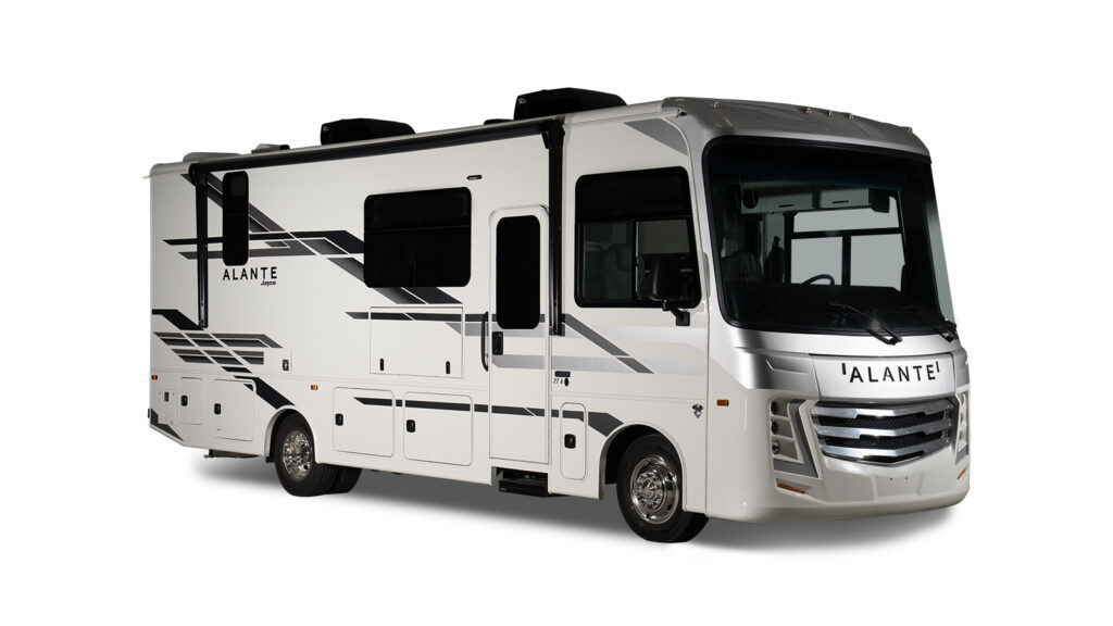 latest breaking, 12 Affordable Class A RVs, jayco, Alante, motorhome