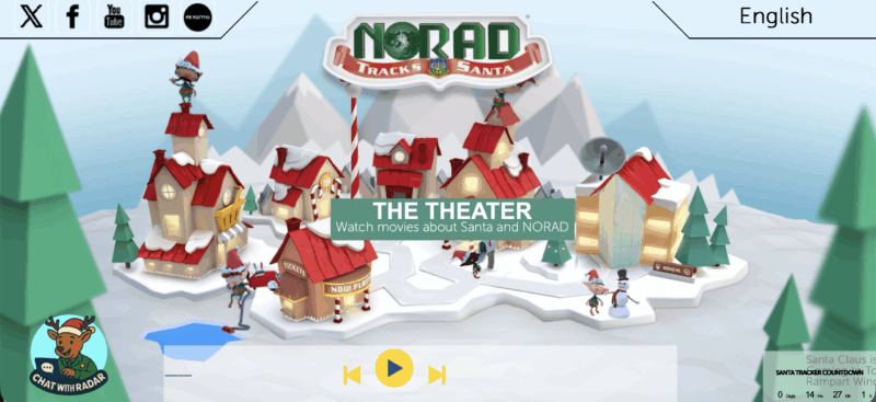 latest breaking, MERRY CHRISTMAS, norad, santa, couter