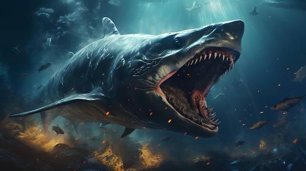 latest breaking, 10 Extinct Sea Creatures, megalodon, shark, ROAMED, THE, EARTHS, SEAS